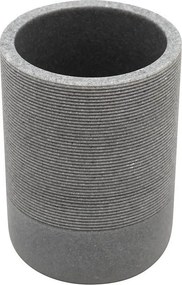 Ποτηροθήκη Μπάνιου (Φ7x10) Estia Stone Grey 02-13387