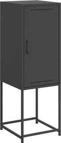 vidaXL Ντουλάπι Μαύρο 36x39x107 εκ. από Ατσάλι