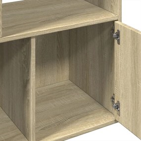vidaXL Βιβλιοθήκη Sonoma Δρυς 70x36x189 εκ. από Επεξεργασμένο Ξύλο