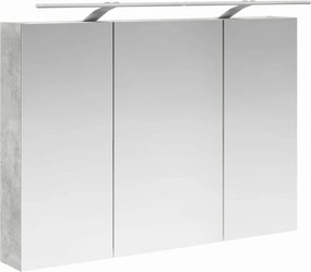 vidaXL Σετ Ντουλαπιών Μπάνιου 4 pcs Γκρι Σκυροδέματος