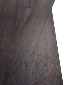 vidaXL Δάπεδο Μη Αυτοκόλλητο Σκούρο Καφέ 4,46 μ² / 3 χιλ. από PVC