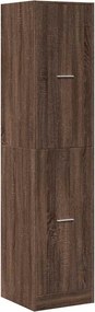 vidaXL Συρταριέρα Γενικής Χρήσης Καφέ Δρυς 40x41x174,5 εκ. Επεξ. Ξύλο