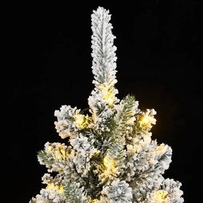 Χριστουγεννιάτικο Δέντρο Τεχνητό με 300 LED και Χιόνι 210 εκ. 3315771