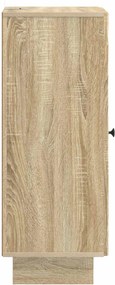 vidaXL Πλαϊνό γραφείο Sonoma Δρυς 33 x 34,5 x 90 εκ Επεξεργασμένο Ξύλο