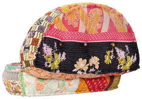 vidaXL Πουφ Patchwork 100 x 20 εκ. Υφασμάτινο