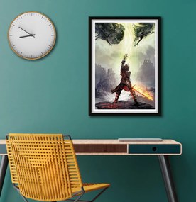 Πόστερ & Κάδρο Dragon Age: Inquisition GM041 30x40cm Μαύρο Ξύλινο Κάδρο (με πόστερ)