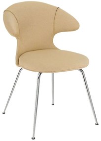 Καρέκλα Τραπεζαρίας Time Flies Horizons S 590-11C5901-2 57x59x83cm Cream-Chrome Umage Steel,Polyester