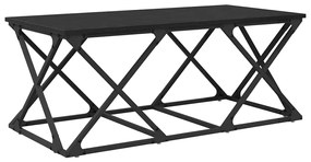vidaXL Τραπεζάκι σαλονιού Μαύρη Οξυά 100 x 49 x 40 εκ