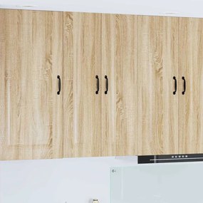 vidaXL Κρεμαστό ντουλάπι κουζίνας Δρύς Sonoma 60 x 31 x 100 εκ.