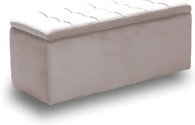 LIDO ΣΚΑΜΠΟ VELVET BEIGE ΜΕ ΑΠΟΘ. ΧΩΡΟ 101X41X42εκ. 101X41X42εκ.