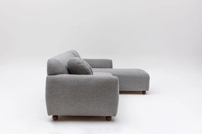 Corner Sofa Eddy Corner (L3-CHL) - Light Grey Light Grey