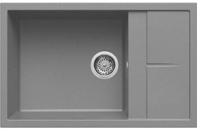 Elleci Unico 310 Ένθετος Νεροχύτης κουζίνας Titanium 73 78x50cm
