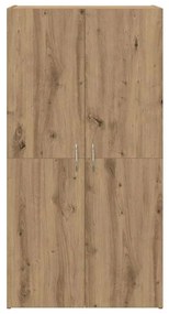 vidaXL Γραφείο Ντουλάπι με ράφι με πόρτα artisan δρυς 60 x 32 x 115 cm