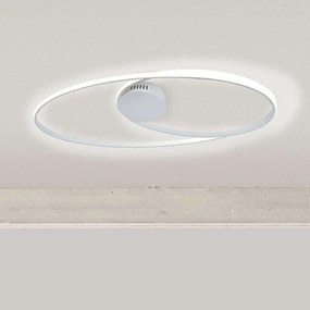 Φωτιστικό Οροφής-Πλαφονιέρα Giove/PLB 2451 78x43x5cm 48W White Sikrea Aluminum,Acrylic
