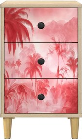 vidaXL Κομοδίνο AACHEN 2 τμχ. Sonoma Δρυς 36 x 33 x 60 εκ