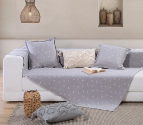 Ριχτάρι Τριθέσιου Amaranta Grey 170x300 - Nef Nef