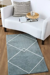 Χαλάκι Veda 22 70X130 Grey Blue Kentia 70Χ130cm