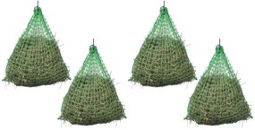 vidaXL Δίχτυα Σανού Στρογγυλά 4 τεμ. 0,75 x 0,75 μ. από Πολυπροπυλένιο