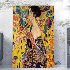 Πίνακας (70x100) A-G Dame Mit Facher Gustav Klimt 265VGA1530