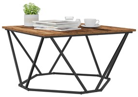 vidaXL Τραπεζάκι Σαλονιού Παλιού Ξύλου 80x80x45 εκ. Κατασκευασμένο από Ξύλο