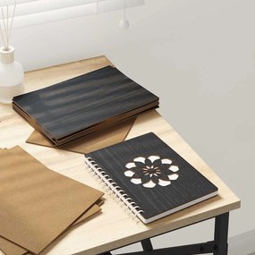 vidaXL Διακοσμητικά Πάνελ 150 pcs Μαύρη Οξυά 15 x 21 x 0.27 εκ.