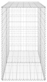 vidaXL Συρματοκιβώτιο Τοίχος 150x60x100 εκ. Γαλβαν.Χάλυβας + Καλύμματα