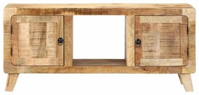 ντουλάπι τηλεόρασης vidaXL 105x46x32 cm μασίφ ξύλο ακατέργαστο μάνγκο