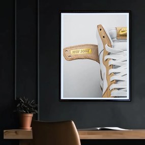 Πόστερ &amp; Κάδρο Golden Sneakers KDS007B 21x30cm Εκτύπωση Πόστερ (χωρίς κάδρο)