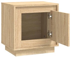 vidaXL Κομοδίνα 2 τεμ. Sonoma Δρυς 44x35x45 εκ. από Επεξεργασμένο Ξύλο