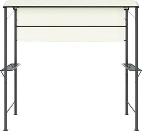 vidaXL Κιόσκι με Οροφή Κρεμ 220 x 110 x 200 εκ.