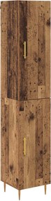 vidaXL Highboard 2 pcs Παλιό Ξύλο Επεξεργασμένο ξύλο