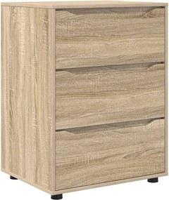 vidaXL Ντουλάπι αποθήκευσης Δρύς Sonoma 60 x 48 x 81 εκ