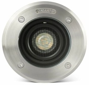 Φωτιστικό Δαπέδου Χωνευτό Geisher 70310 GU10 Steel Faro Barcelona