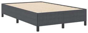 vidaXL Σκελετός Κρεβατιού Σκούρο γκρι 120 x 190 cm Βελούδο
