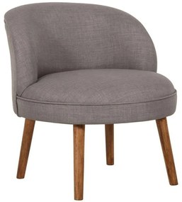 Πολυθρόνα Nice 558ZEN1133 60x67x66cm Grey Polyester,Wood