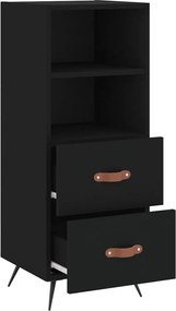 vidaXL Ντουλάπι Μαύρο 34,5 x 34 x 90 εκ. από Επεξεργασμένο Ξύλο