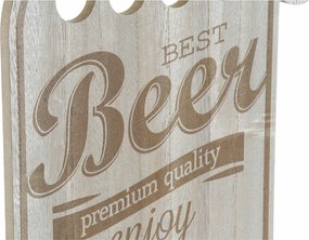 Διακόσμηση τοίχων DKD Home Decor MDF Μπύρας (25 x 1 x 55 cm)