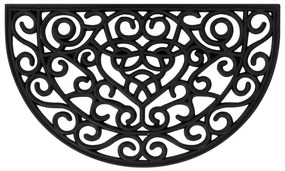 vidaXL Πατάκι Εισόδου Ημικυκλικό 45 x 75 εκ. Καουτσούκ