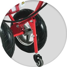 Θαμνοκοπτικό βενζίνης MIYAKE XL 22 δίχρονο 2,00Hp 7000Rpm με σπαστό τιμόνι και τροχούς
