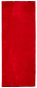 Χαλί HUARTE με Κοντό Πέλος Μαλακό/ Πλενόμενο Κόκκινο 80x200 εκ. - Κόκκινο