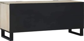 vidaXL Μονάδες TV 105 x 33 x 46 εκ. Λευκό Επεξεργασμένο Ξύλο