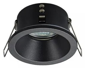 Χωνευτό Φωτιστικό Οροφής 8,5cm GU8,5 50W IP65 Zambelis-S046-Μαύρο S046