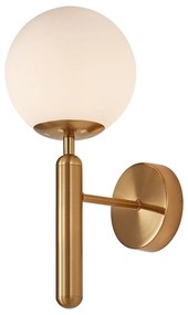 Φωτιστικό Επίτοιχο Braytron BV01-00062 Χρυσό Ματ (Gold Mat- Satin)