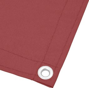 vidaXL Σήτα Μπαλκονιού Τερακότα 120x1000 εκ. 100% Πολυεστέρας Oxford