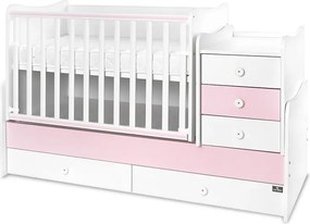 BED MAXI PLUS NEW 70/160 WHITE/ORCHID PINK