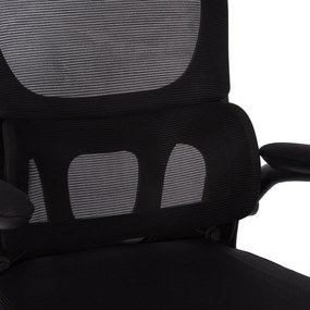 Καρέκλα Γραφείου BASTON C18236.01 με Μαύρο MESH &amp; PP Σκελετός 64x60x117-127Υεκ. 64x60x127 εκ.