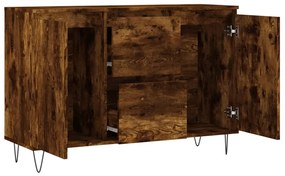 vidaXL Ντουλάπι Καπνιστή Δρυς 101,5x35x70 εκ. από Επεξεργασμένο Ξύλο