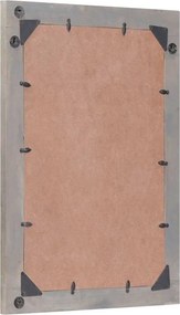 vidaXL Καθρέφτης Μπάνιου Γκρι 70 x 50 x 2,5 εκ.