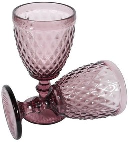 Γυάλινα Ποτήρια Νερού Σετ 6 Τμχ Pink 373-91-100 Γυαλί