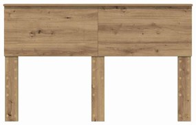 vidaXL Κεφαλάρι με κεφαλάρι Artisan Oak 160 cm Επεξεργασμένο ξύλο